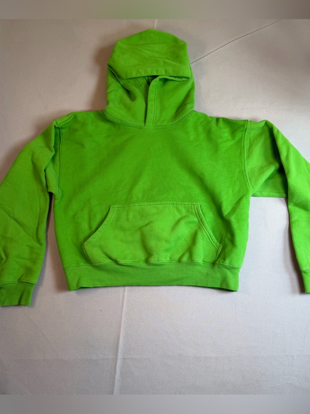 TNA Aritzia Women’s szS Cozy Fleece Boyfriend Bright Green Hoodie